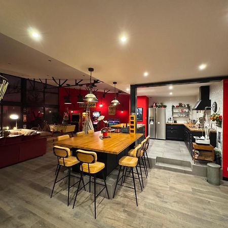 Loft Spa Reims-Fr 250M2 Privatifs, Piscine Interieure Chauffee, Spa Et Parking Dış mekan fotoğraf