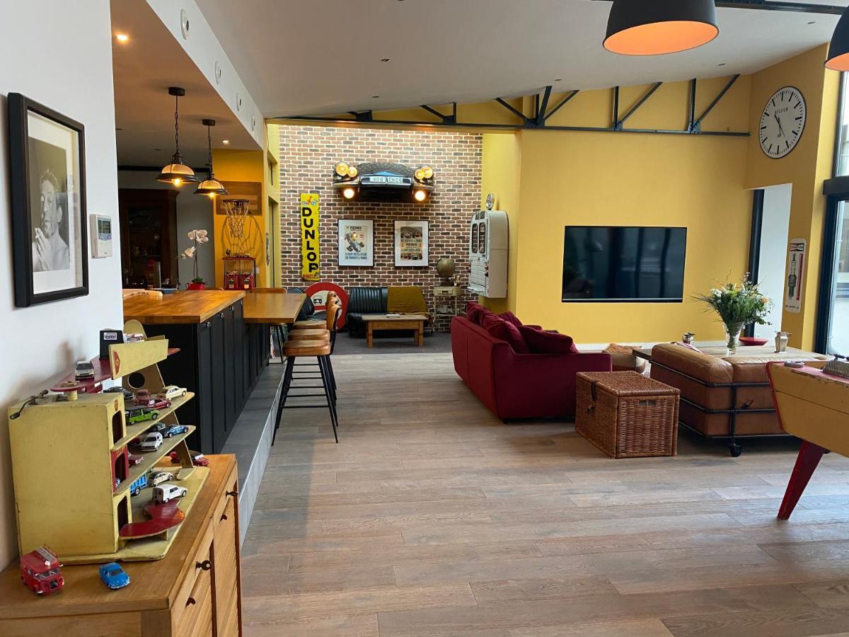 Loft Spa Reims-Fr 250M2 Privatifs, Piscine Interieure Chauffee, Spa Et Parking Dış mekan fotoğraf