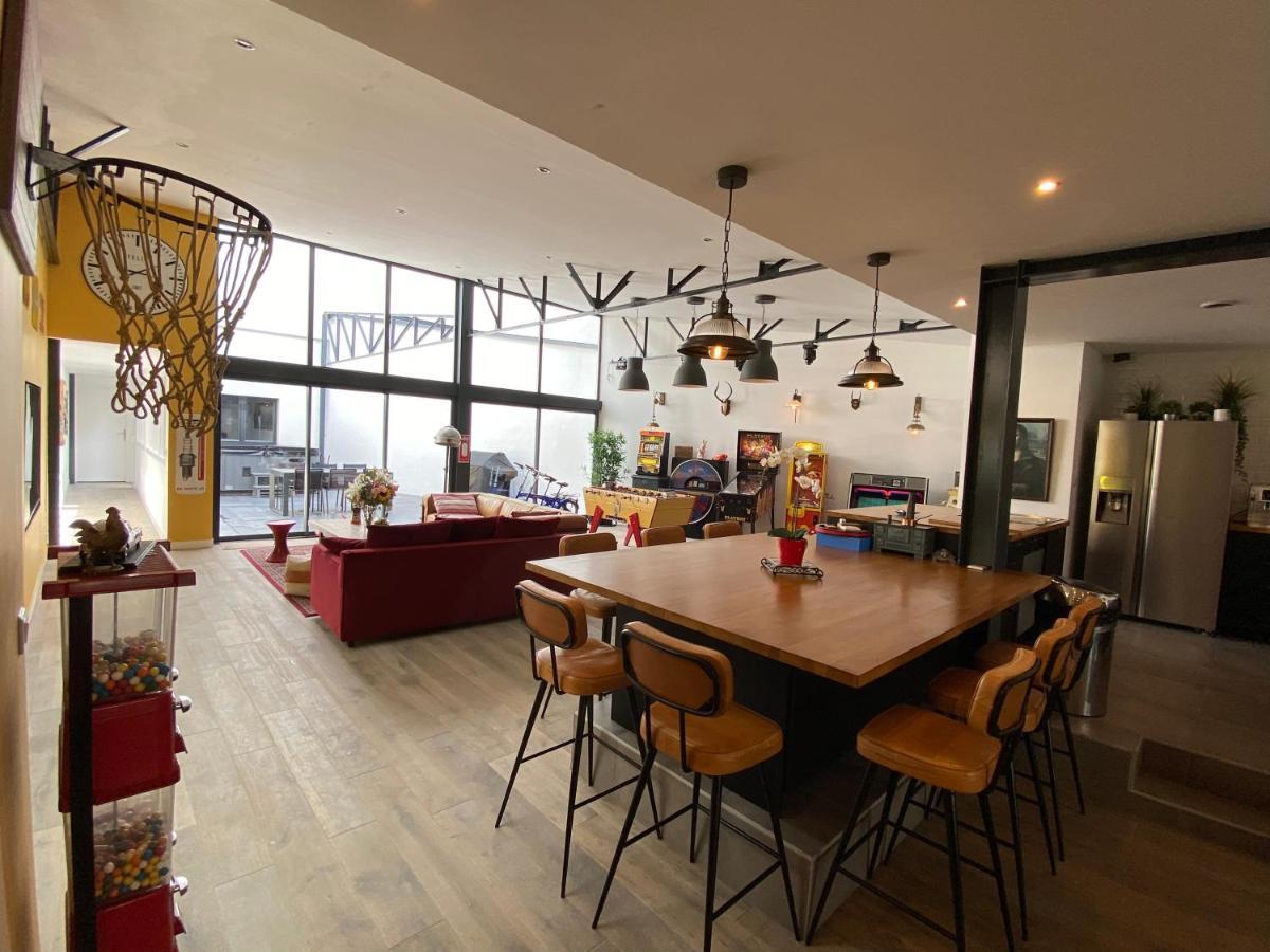 Loft Spa Reims-Fr 250M2 Privatifs, Piscine Interieure Chauffee, Spa Et Parking Dış mekan fotoğraf